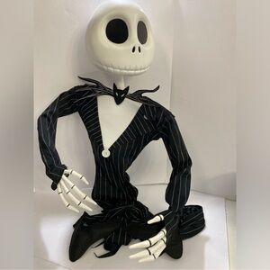 Spooky Black and White Jack Skelaton hanging decoration